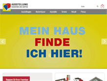 Tablet Screenshot of musterhaus-online.de